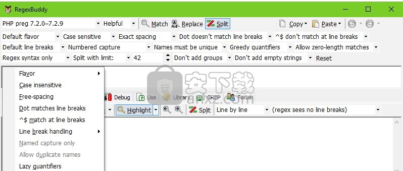 regexbuddy 4(正则表达式工具)