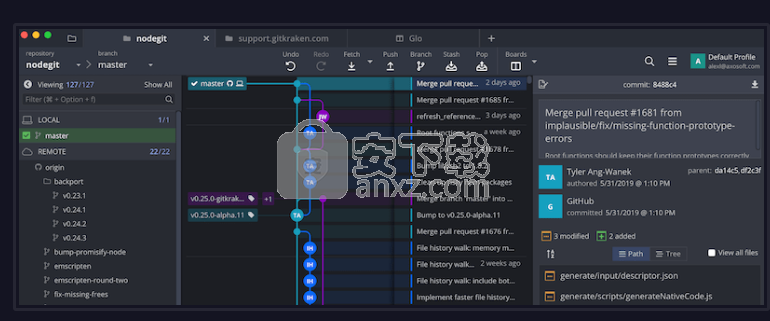 GitKraken(Git图形化工具)