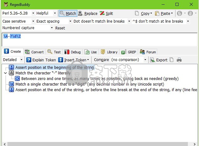 regexbuddy 4(正则表达式工具)