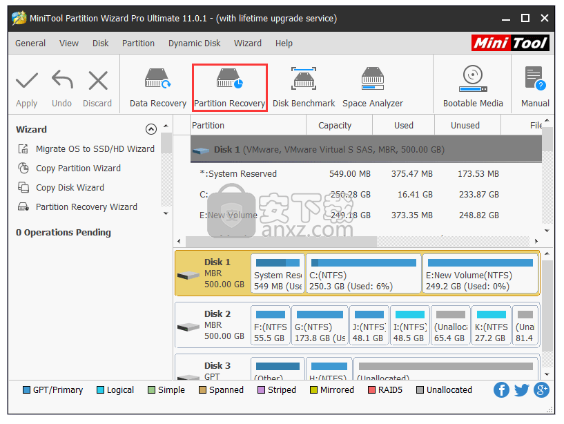 MiniTool Partition Wizard(磁盘分区管理工具)