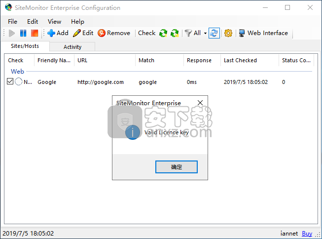 SiteMonitor Enterprise(网站监测工具)