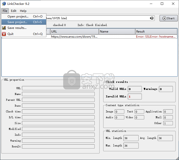 LinkChecker(网页链接检测工具)