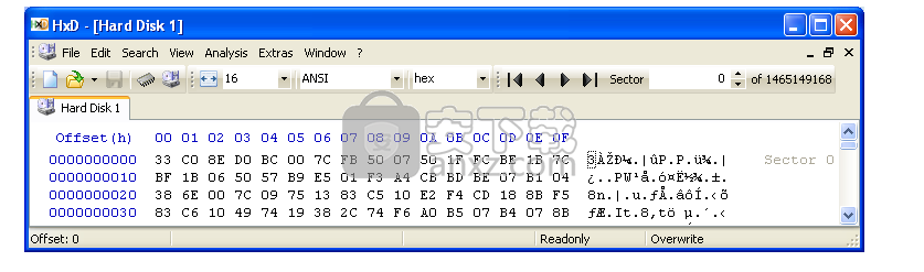 HxD Hex Editor(十六进制磁盘编辑器)