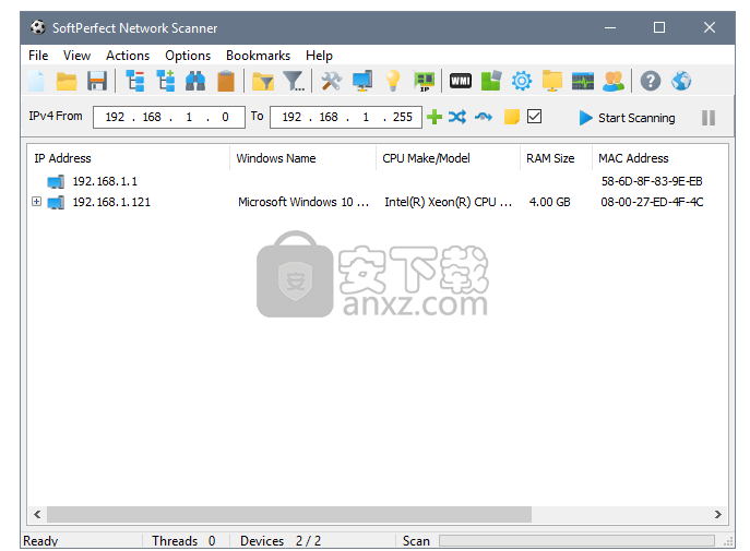 局域网IP扫描工具(SoftPerfect Network Scanner)