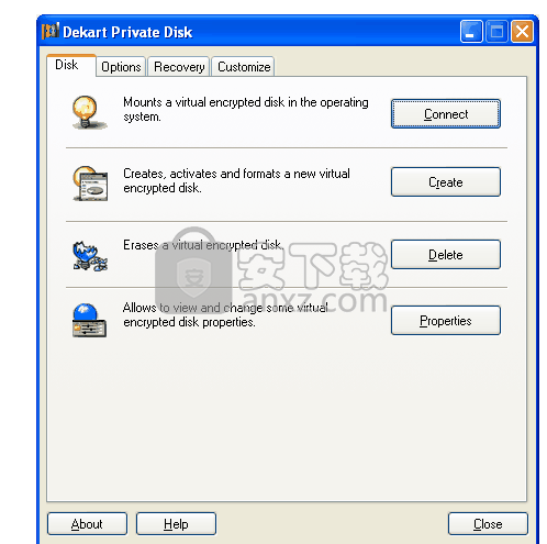 Dekart Private Disk(虚拟磁盘加密软件)