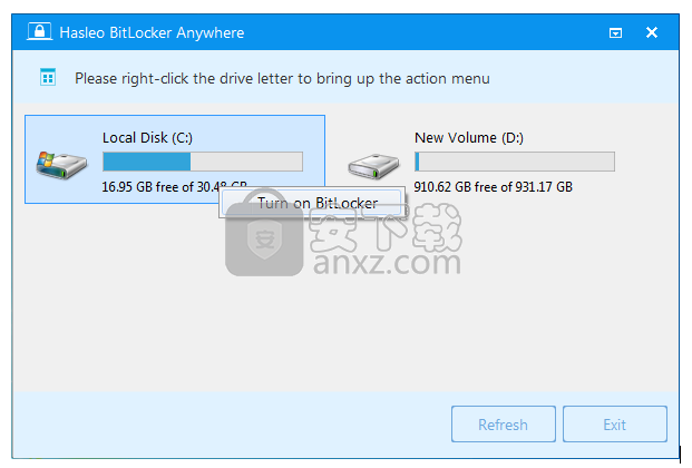 Hasleo BitLocker Anywhere(BitLocker加密解密工具) 