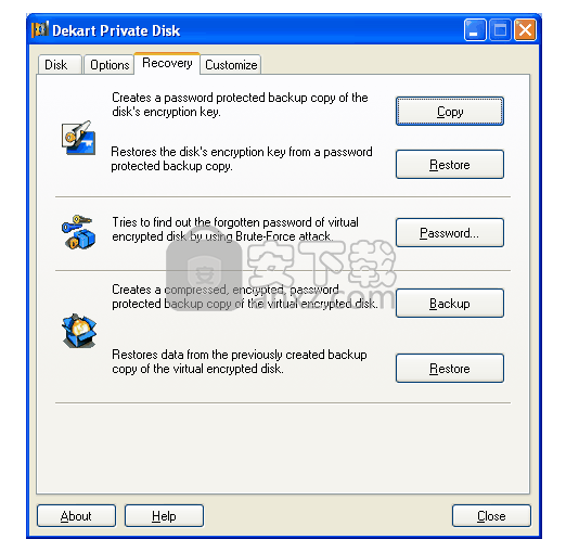 Dekart Private Disk(虚拟磁盘加密软件)