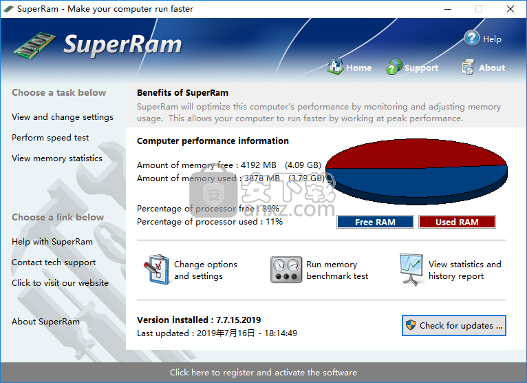 PGWARE SuperRam(内存释放器)