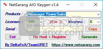 NetSarang AIO Keygen(NetSarang通用注册机)