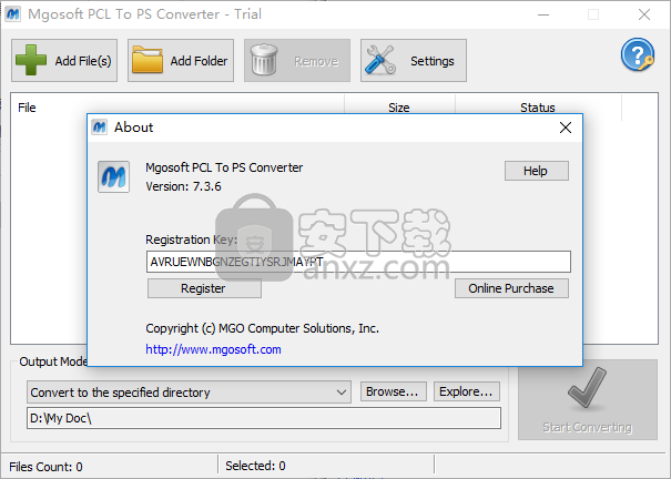 Mgosoft PCL To PS Converter(PCL转PS转换器)