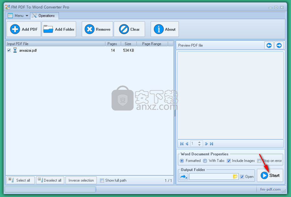 FM PDF To Word Converter Pro(pdf转word转换器)