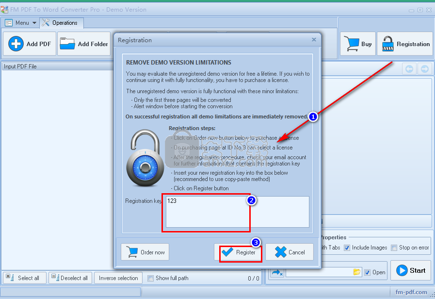 FM PDF To Word Converter Pro(pdf转word转换器)