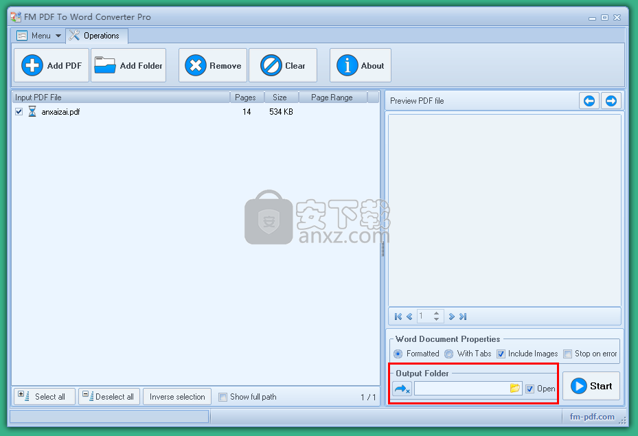 FM PDF To Word Converter Pro(pdf转word转换器)