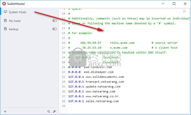 Hosts切换工具(Switchhosts!)