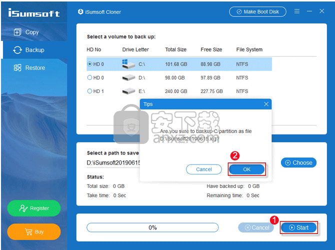 iSumsoft Cloner(系统分区备份软件)