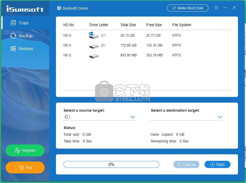 iSumsoft Cloner(系统分区备份软件)