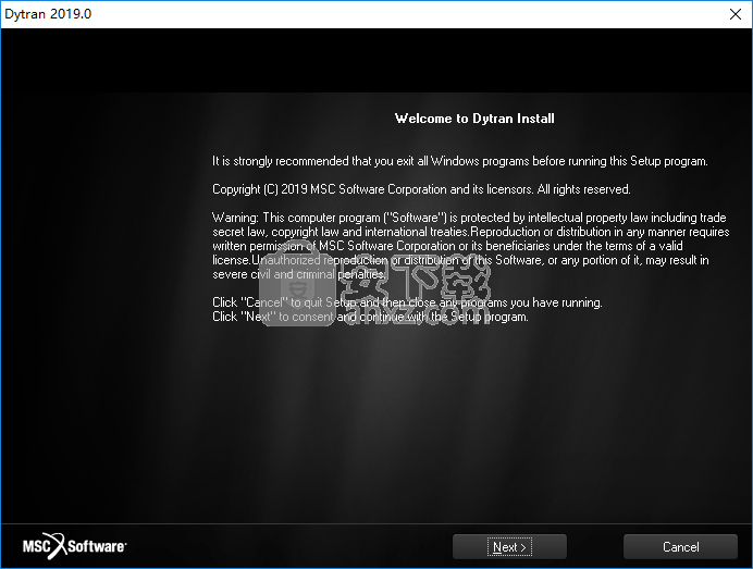MSC Dytran 2019 64位