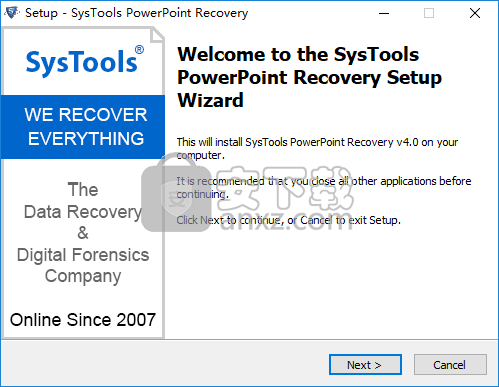 SysTools PowerPoint Recovery(PPTX恢复软件)