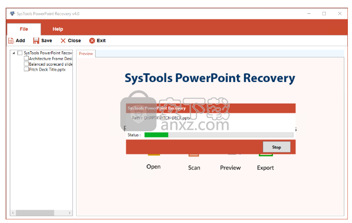 SysTools PowerPoint Recovery(PPTX恢复软件)