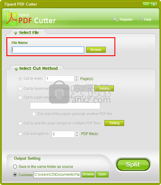 Tipard PDF Cutter(PDF文件分割工具)