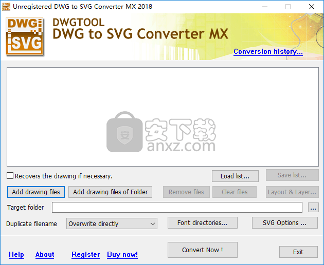 DWG to SVG Converter MX 2018(dwg转svg工具)