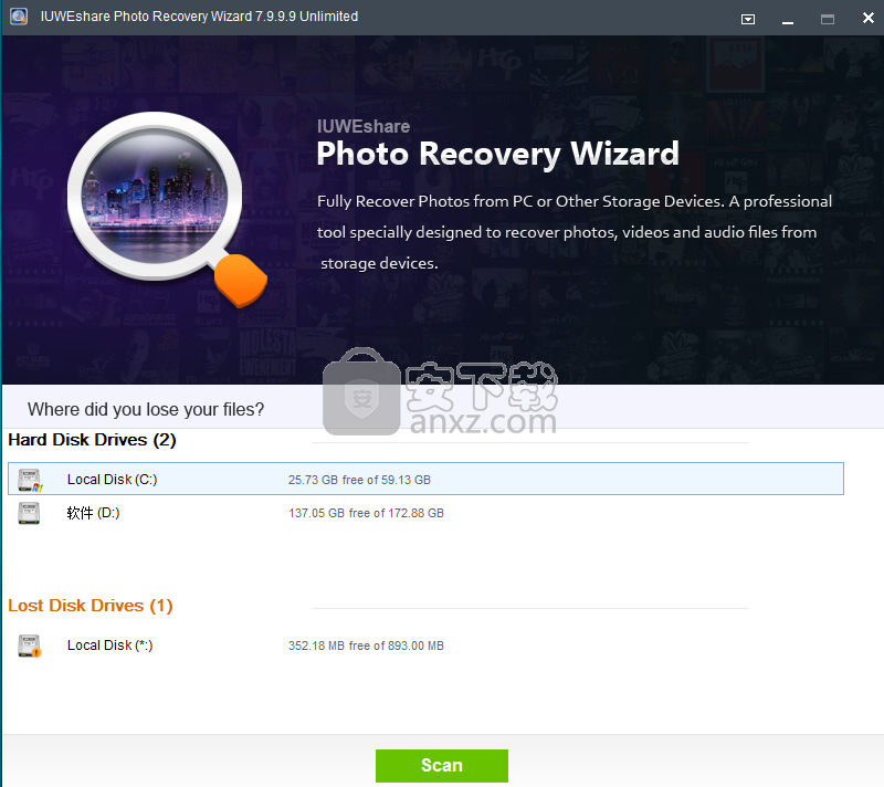 IUWEshare Photo Recovery Wizard(照片恢复软件) 