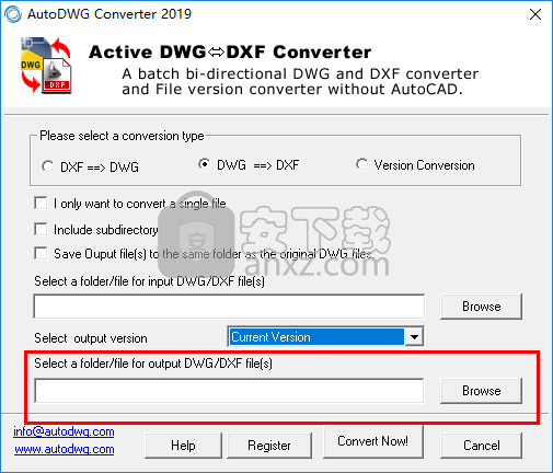 DWG DXF Converter 2019(dwg dxf通用转换器)