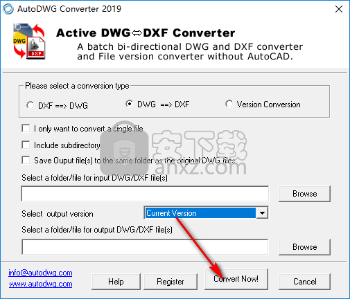 DWG DXF Converter 2019(dwg dxf通用转换器)