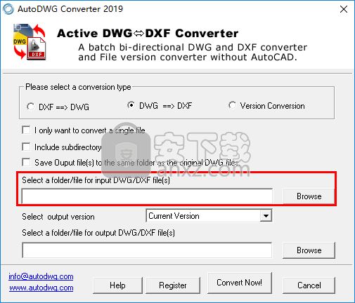 DWG DXF Converter 2019(dwg dxf通用转换器)
