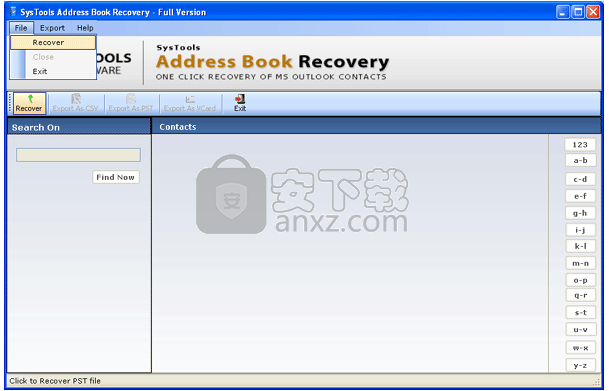 SysTools Address Book Recovery(通讯簿恢复软件)