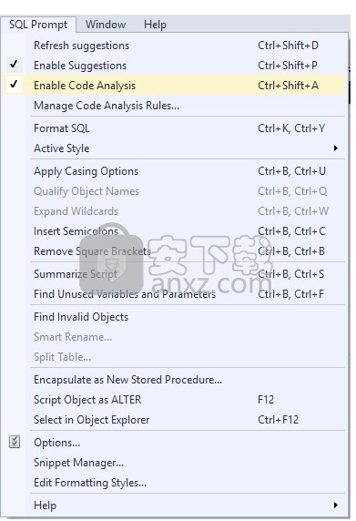 sql prompt 9