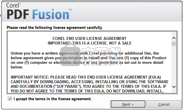 Corel PDF Fusion注册机