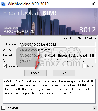 Archicad 20破解版 建筑设计软件下载附安装教程 百度网盘资源 安下载