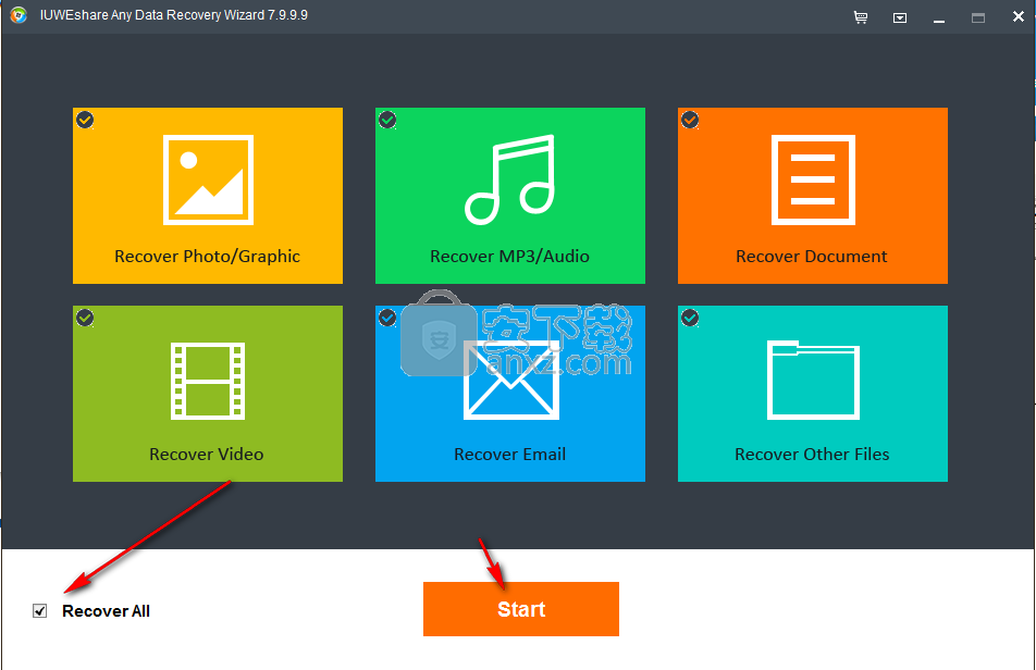 IUWEshare Any Data Recovery Wizard(数据恢复软件)