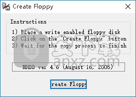 Create Floppy(移动硬盘坏道修复软件)