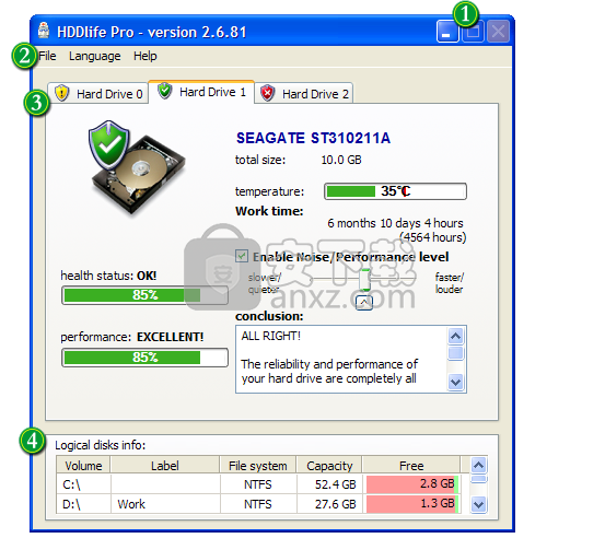 hddlife pro(硬盘监视工具)