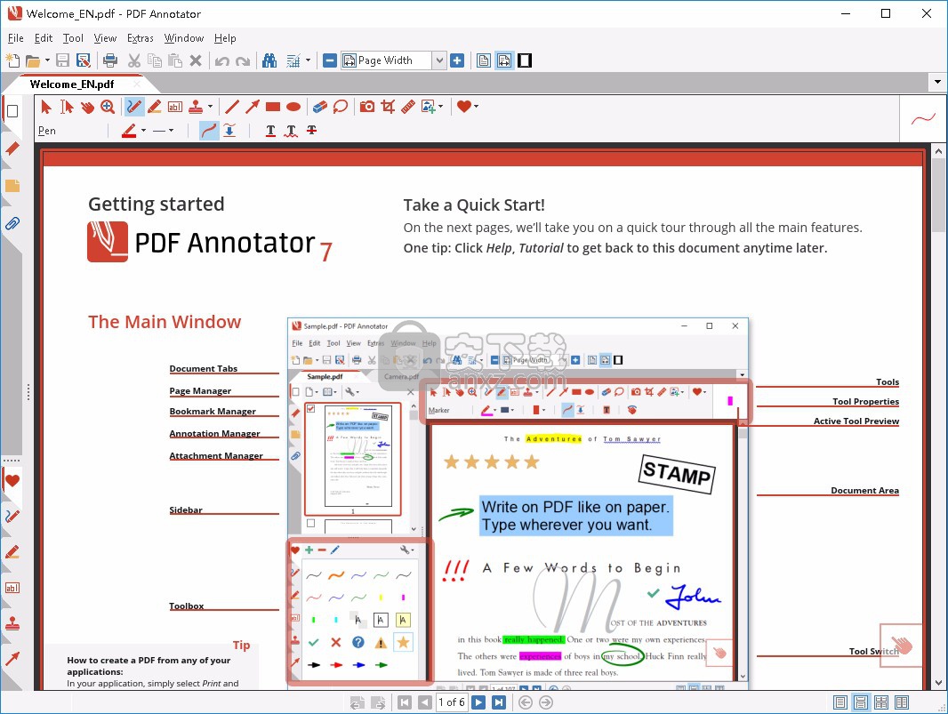 PDF Annotator Multilingual(PDF编辑工具)