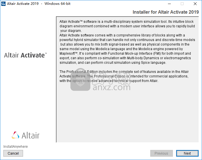 Altair Activate 2019(多学科系统仿真工具)