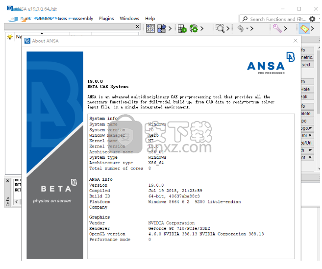 BETA CAE Systems 19(有限元分析软件)