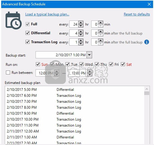 SQLBackupAndFTP(SQL数据库备份软件)