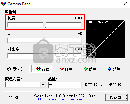 Gamma Panel(显示器亮度颜色调节工具)