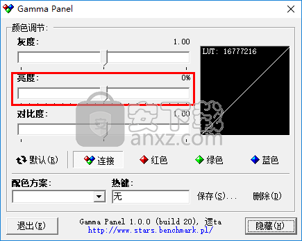Gamma Panel(显示器亮度颜色调节工具)