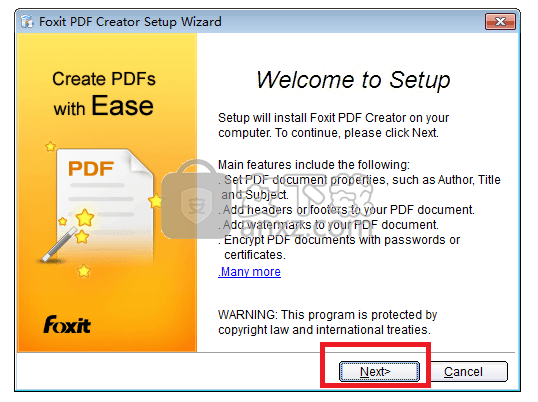 foxit pdf creator(虚拟打印机)