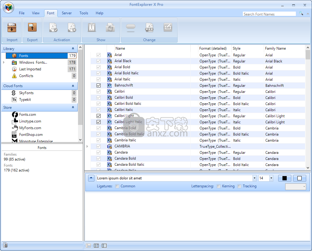 FontExplorer X Pro(专业级字体管理软件)