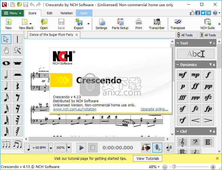 Crescendo Music Notation Editor(乐谱编辑器)