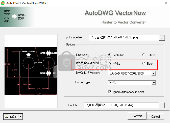 AutoDWG VectorNow 2019(图片转cad软件)