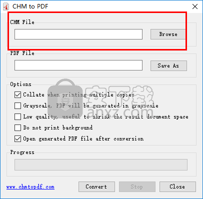 chm转pdf工具(Softany CHM to PDF Converter)