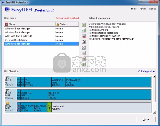 EasyUEFI Enterprise(EFI/UEFI启动项管理软件)