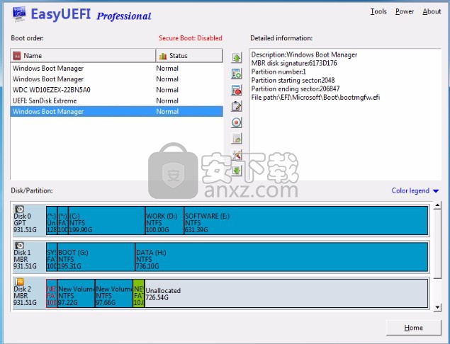 EasyUEFI Enterprise(EFI/UEFI启动项管理软件)