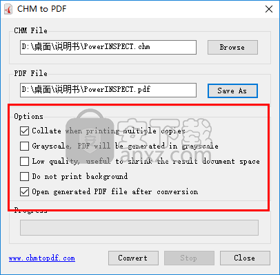 chm转pdf工具(Softany CHM to PDF Converter)